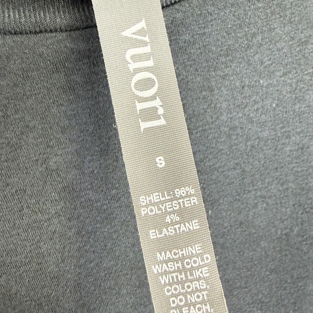 Vuori Daydream Crew Women Small Black Long Sleeve Performance Top VW133 - Picture 6 of 11